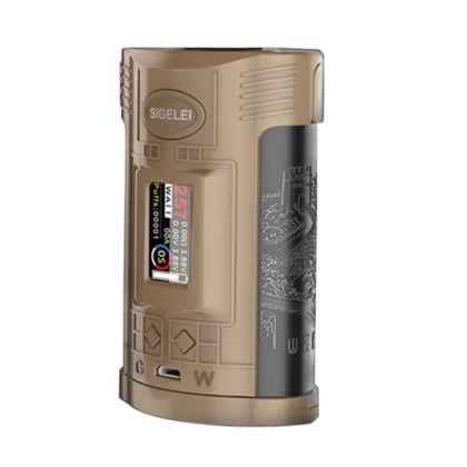 Sigelei Great Wall 257W Box Mod - Light Gray&Gold