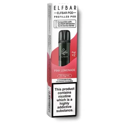 Pink Lemonade Elfbar 600 Prefilled Pods - 20 mg/ml