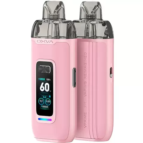 Oxva VPRIME Pod Kit 60 Watts (2600 mAh) - Auroral Purple, Black (Leather) - Image 2