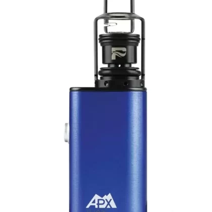 Pulsar APX Wax Vaporizer - Design#Black>Blue>Silver>Tie Dye>THC Molecule (FDDCEF)