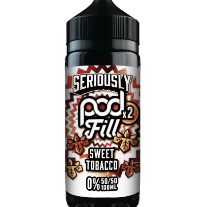 Sweet Tobacco Pod Fill E Liquid 100ml – 50VG - Vapestorm Co
