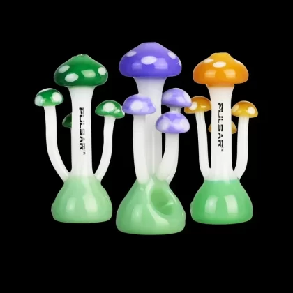 Pulsar Mushroom Family Hand Pipe