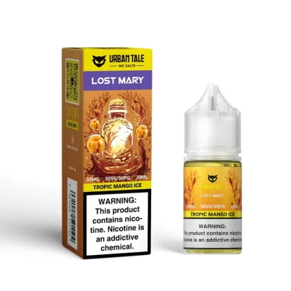 Urban Tale x Lost Mary - Tropic Mango Ice - Nic Salt 30ML E-Liquid - 50MG