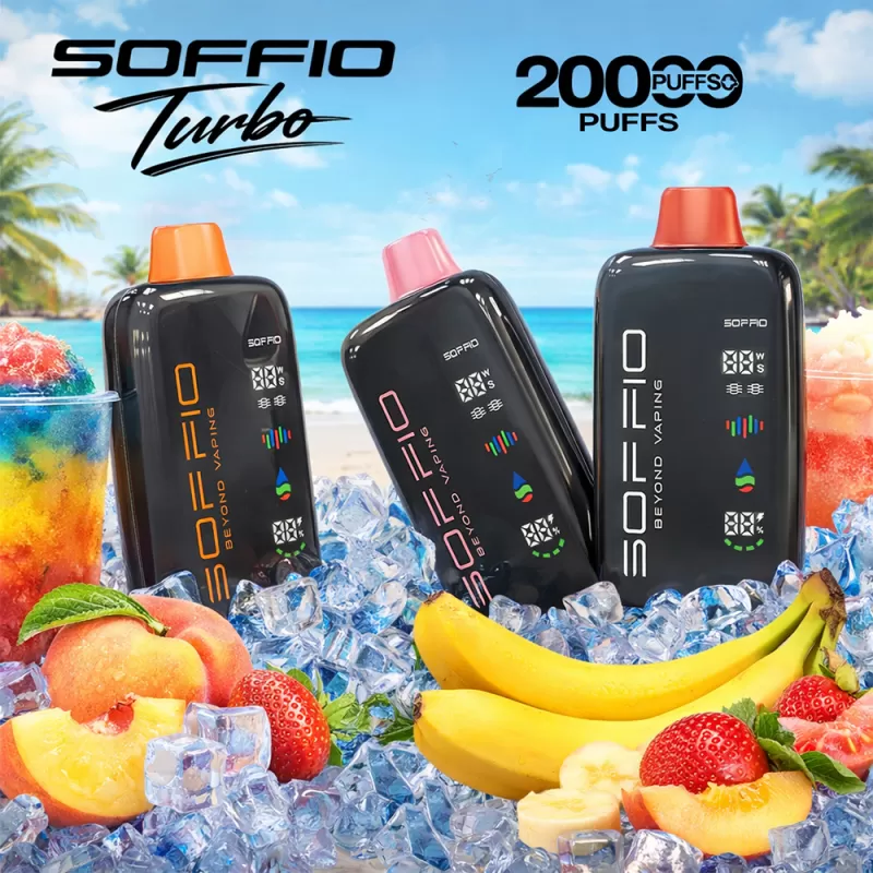 Soffio Turbo Disposable Vape (20,000 Puffs) - Mixberry / 20 mg