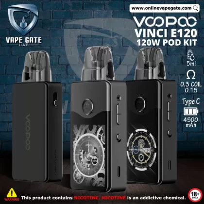 Voopoo Vinci E120 120W Pod Kit (4500mAh) - Spray Black