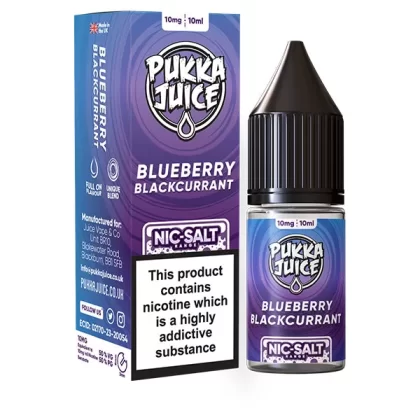 Pukka Juice Blueberry Blackcurrant Nic Salt E-Liquid - 20mg