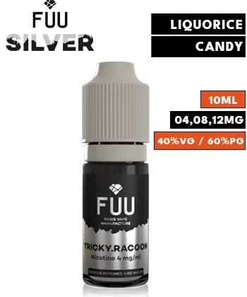 Tricky Racoon eLiquid by FUU Silver - 08mg / 10ml