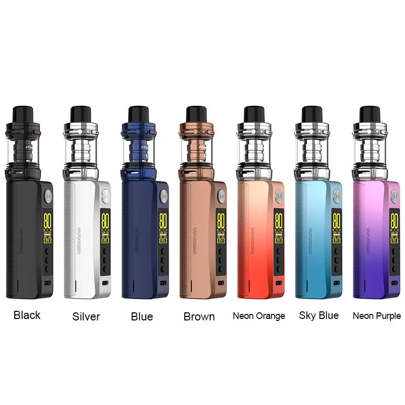 Vaporesso GEN 80S Kit With iTank 2 Atomizer 5ml CMF Version - Black - Image 2