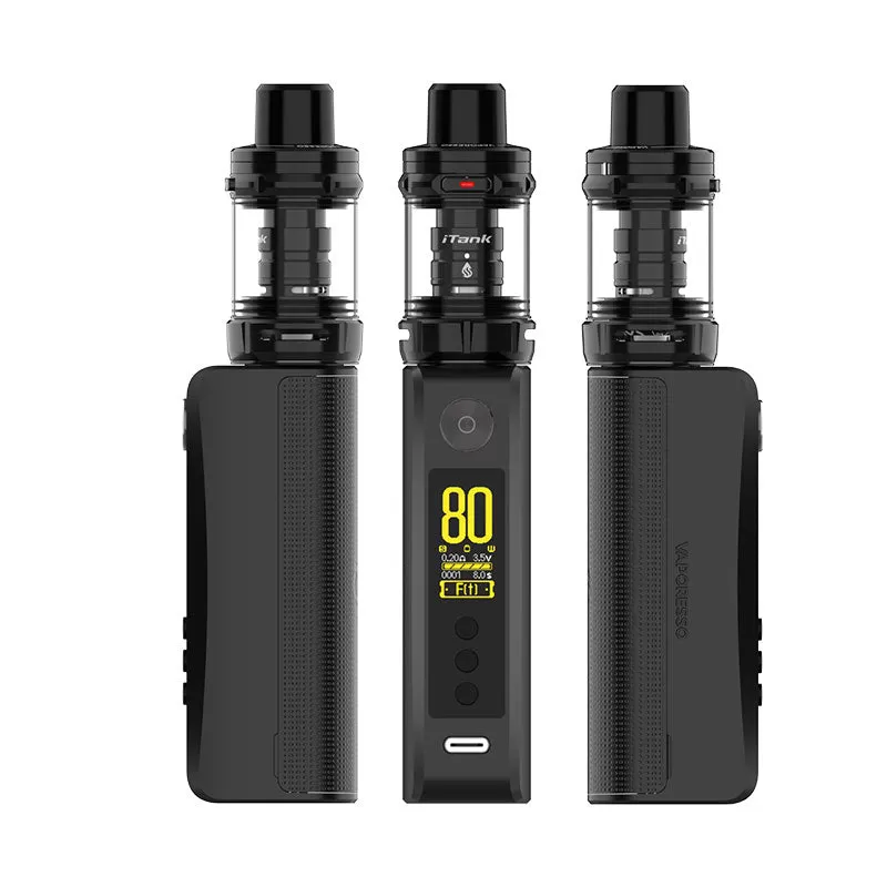 Vaporesso GEN 80S Kit With iTank 2 Atomizer 5ml CMF Version - Black - Image 3