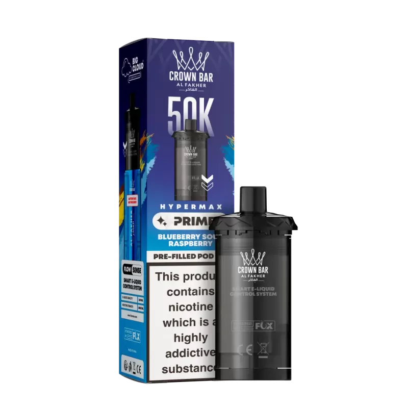 Al Fakher Hypermax Prime 50K Prefilled Pod Refills - Lemon Lime Cherry Fizz - Image 3