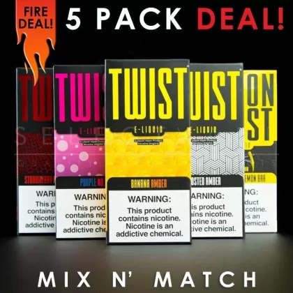 Twist Eliquid – Mix and Match (5 Pack) 600ml