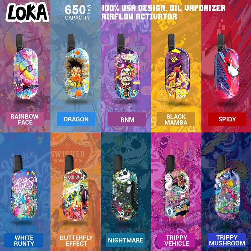 DOTECO LOKA 650 Vaporizer Battery - Spidy - Image 2