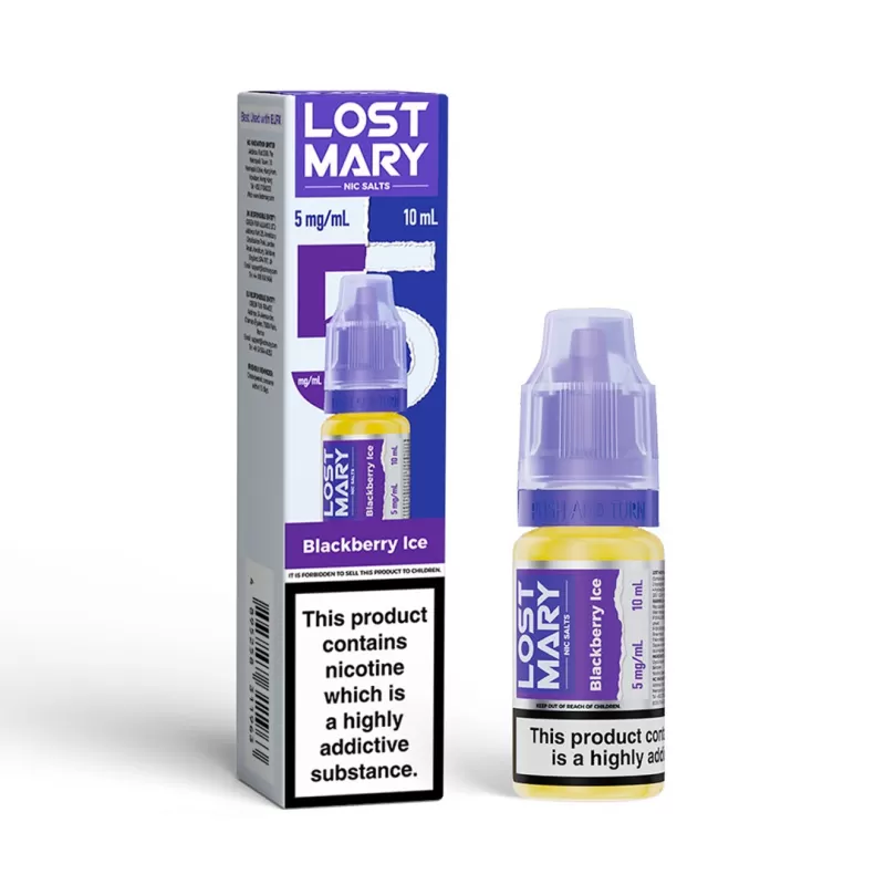 Lost Mary Nic Salt E-liquid 5mg - Banana Ice - Image 3