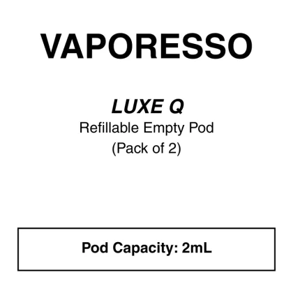 Vaporesso Luxe Q Replacement Pods – Pack of 2 - Vape Product, Vape Product