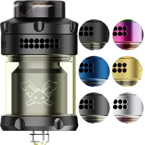 Hellvape Dead Rabbit 3 RTA (2024 Edition) - Colour#Matte Full Black>Matte Black>Stainless Steel>Gunmetal>Gold>Rainbow>Blue