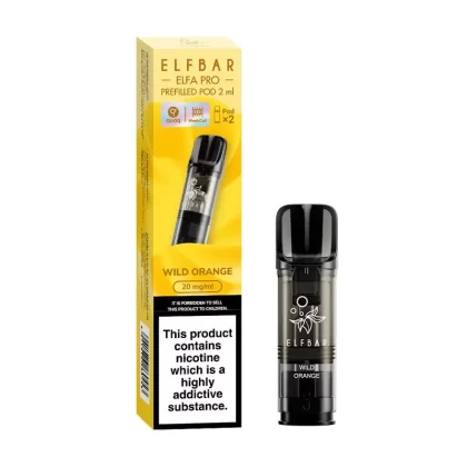 Elf Bar Elfa Pro Wild Orange Replacement Disposable Pods 20MG 2ML – 2 Pack