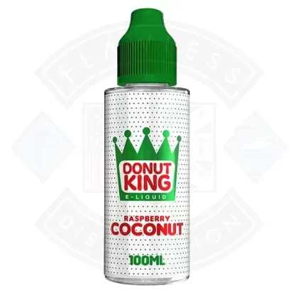 Donut King – Raspberry Coconut 0mg 100ml Shortfill - Ecigdepot