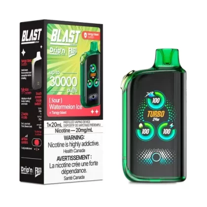 Drip’n Fasta Blast Disposable Vape – 30K Puffs – Watermelon Ice Sour - Ecigdepot