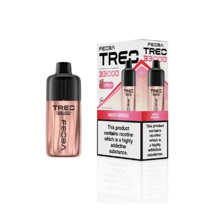 Feoba Treo 33000 Prefilled Pod Kit Mixed Berries - Nicotine Strength#20mg (E7C5CC) (E7C5CC)