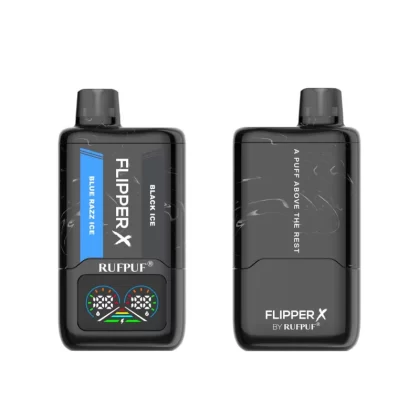 Rufpuf Flipper X Disposable – Blue Razz Ice+ Black Ice 50mg (40000 Puffs)