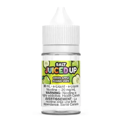 Juiced Up Salt-Nic E-Liquid – Green Apple 30ml