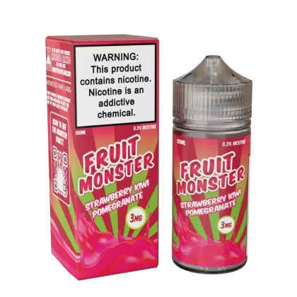 Fruit Monster - Strawberry Kiwi Pomegranate - 100ML E-Liquid - 3MG