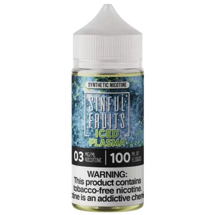 100ML | Iced Plasma by Sinful Eliquid TFN