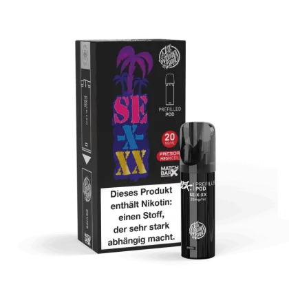 187 Pod – SE-X-XX 1er Pack - 187 Pod - by 187 Strassebande / Glycerin / Nikotinsalz / Cooling Agent / Propylenglykol / Aromastoffe