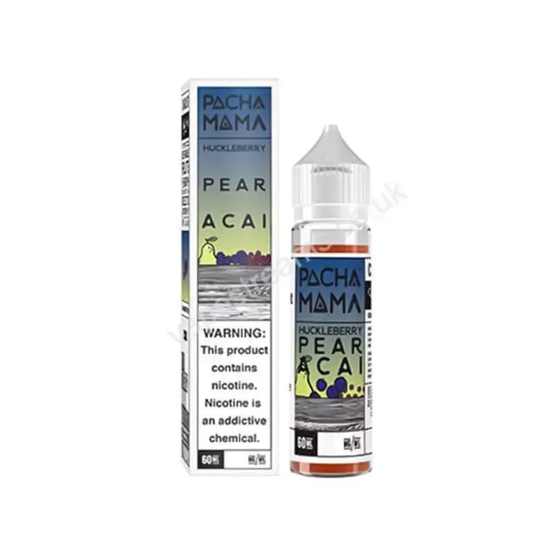 Huckleberry Pear Acai by Pacha Mama Short Fill - Vapestreams Co