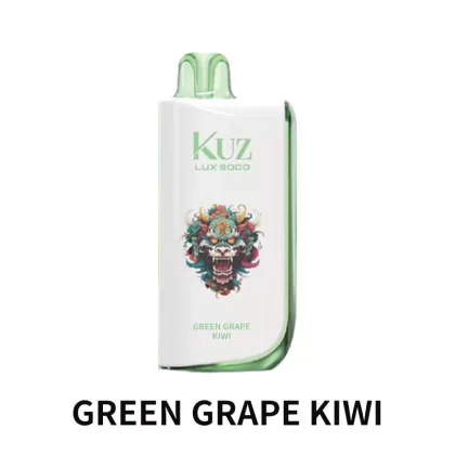 KUZ Ultra 9000 Puffs – GREEN GRAPE KIWI - Vape Store