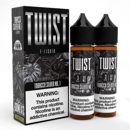 Twist e-Liquids Tobacco Silver No. 1 eJuice - 120mL (2x60mL); Vape Product, Vape Product; Twist eLiquids