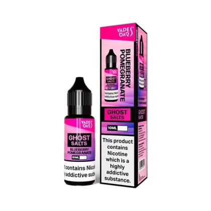 Vapes Bars Ghost Salts Blueberry Pomegranate E Liquid 10ml - Nicotine Strength#20mg>10mg (2B01B5)
