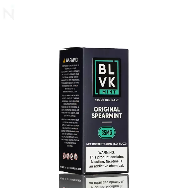 BLVK Originals Salt - Spearmint - 30mL - 35mg - Image 3