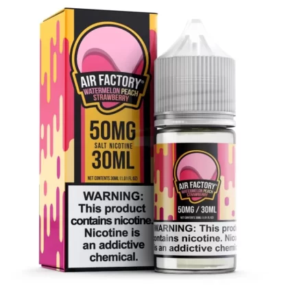 Air Factory Salt Watermelon Peach Strawberry eJuice - Vape Product; Vape Product