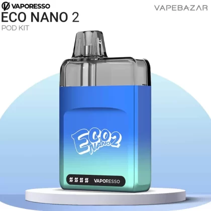 Vaporesso Eco Nano 2 – Sky Blue - Pod Kit; 1000 mAh (459CBA)