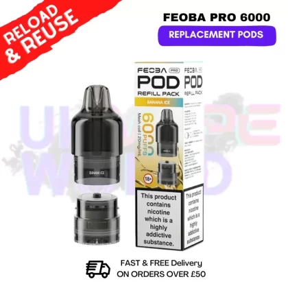 Banana Ice FEOBA Pro 6000 Replacement Pods