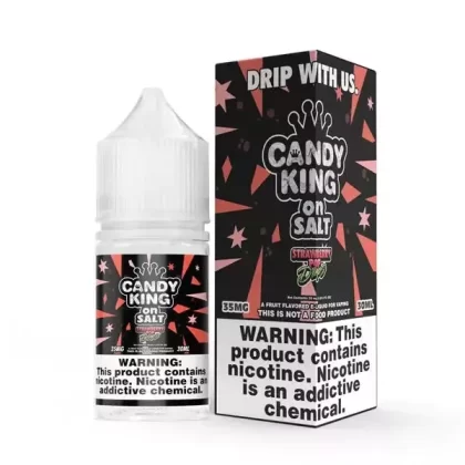 Candy King on Salt Strawberry Pop Drops eJuice - Vape Product; Vape Product, Vape Product (253002)