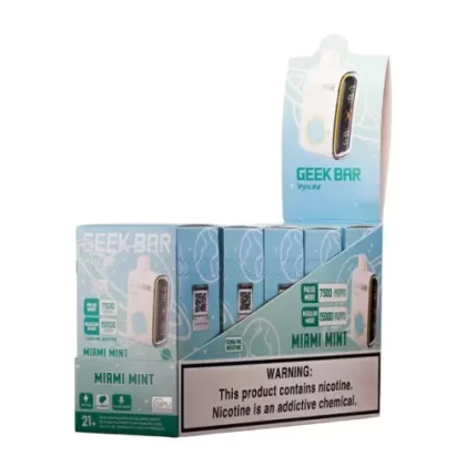 BULK Miami Mint GEEK BAR Pulse – Box of 5
