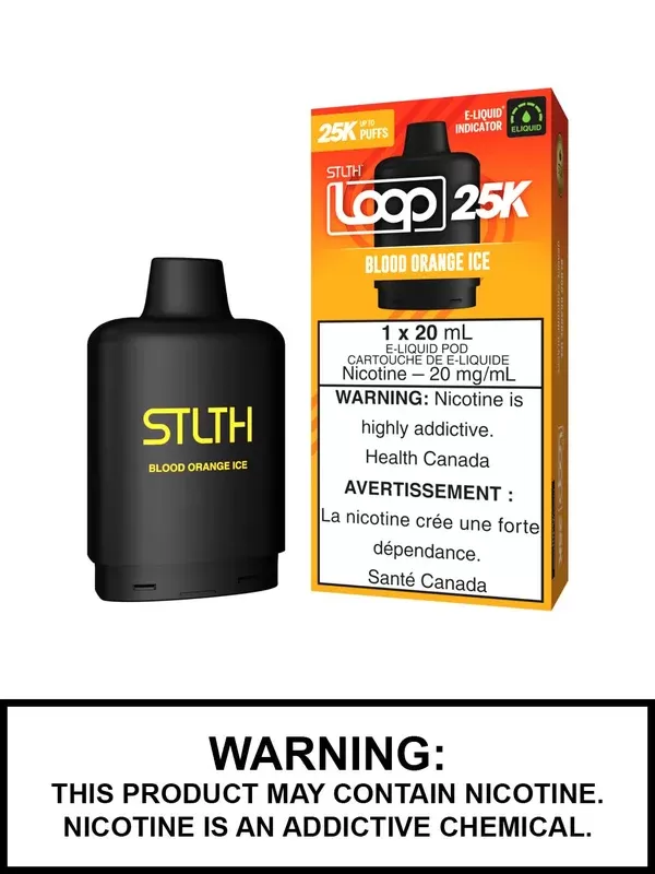 Blood Orange Ice STLTH Loop 25K Pods
