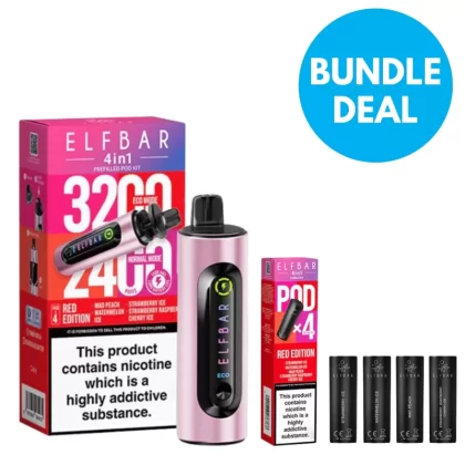 20mg Elf Bar 4-In-1 Kit And Pods Bundle - Elf Bar / Pod Kit / 20mg