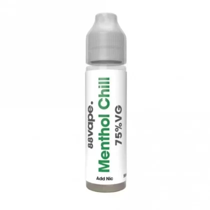Menthol Chill Shortfill E-Liquid by 88vape (50ml) - 0mg