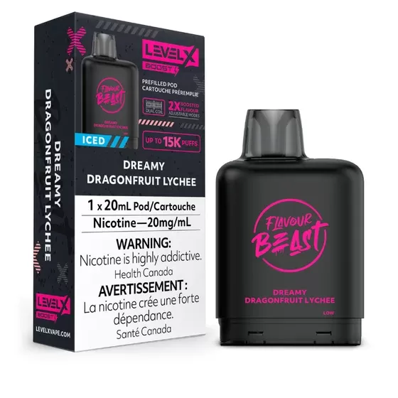 DREAMY DRAGONFRUIT LYCHEE ICED – LEVEL X FB BOOST (20mL)