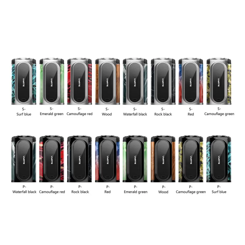 VOOPOO VMATE 200W TC Box Mod by dual 18650 batteries - P-Wood