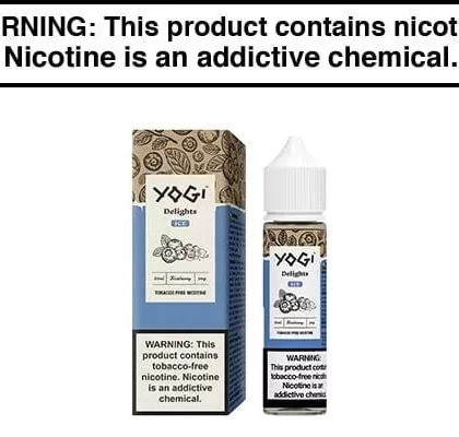 BLUEBERRY ICE BY YOGI DELIGHTS 60ML - Vapejuice