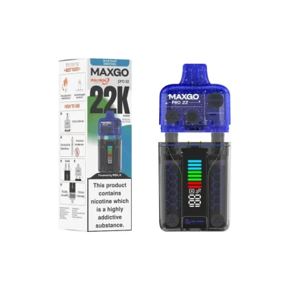 Relx MaxGo Pro 22000 Prefilled Pod Vape Kit (Expiry May 2026) - Cherry Ice