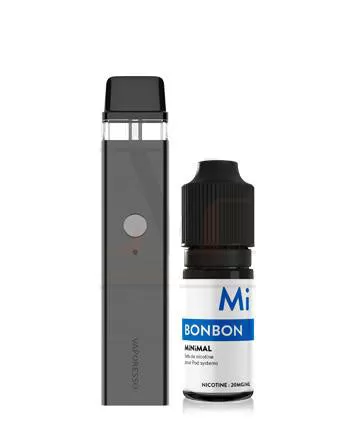 Vaporesso Xros Pod Starter Kit - Matte Grey / Berry Lemonade 20mg by Minimal, Matte Grey / Biscotti 20mg by Minimal