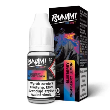 Liquid Tsunami Salt 20mg 10ml Blueberry Raspberry Lemon