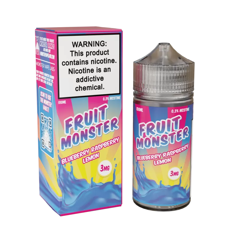 Fruit Monster - Blueberry Raspberry Lemon - 100ML E-Liquid - 6MG