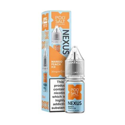 Pod Salt Nexus Mango Peach Ice Nic Salt Vape Juice