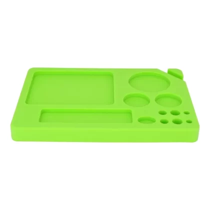 Silicone Dab Tray - Color#Green>Black